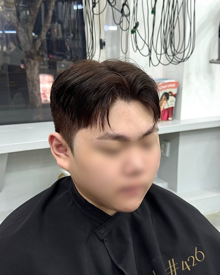 군자 레이어드컷 남자 레이어드 펌컷 - 장한평역 미용실 헤어샵426